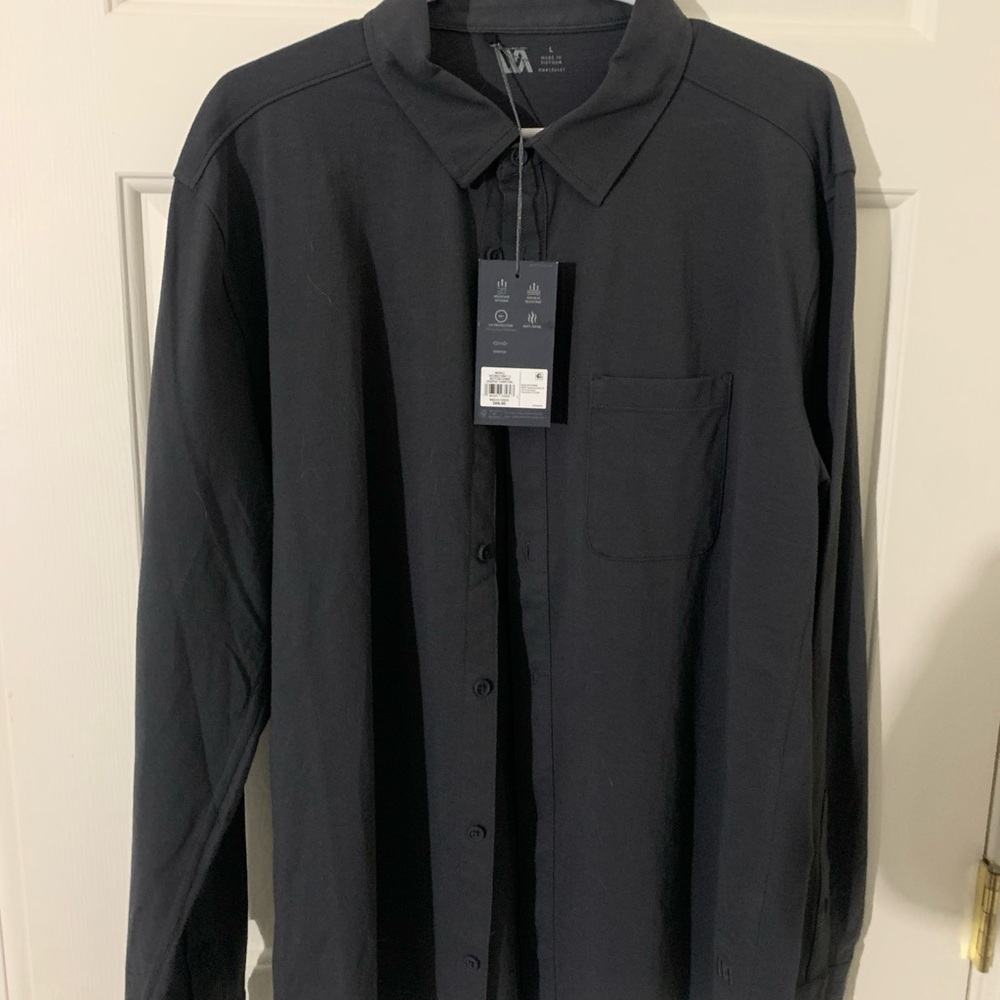 Men's Black Dress Shirt